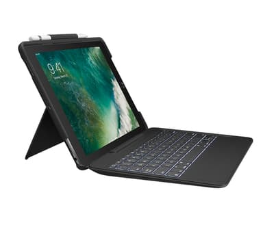 Logitech SLIM COMBO with detachable keyboard and Smart Connector for iPad Air (3rd gen) and iPad Pro 10.5-inch QWERTY Italian Black view 1