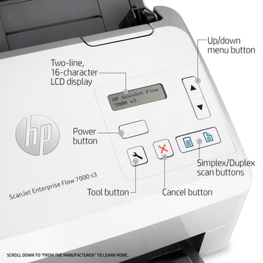 HP Scanjet Enterprise Flow 7000 s3 Sheet-fed scanner 600 x 600 DPI A4 White view 15
