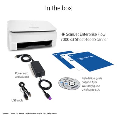 HP Scanjet Enterprise Flow 7000 s3 Sheet-fed scanner 600 x 600 DPI A4 White view 16