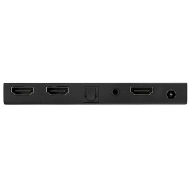 StarTech.com 2-Port HDMI Splitter (1x2) - 4K 60Hz UHD HDMI 2.0 Audio Video Splitter w/ Scaler & Audio Extractor (3.5mm/SPDIF) - Dual HDMI Splitter (1-In 2-Out) - EDID Copy - TV/Projector view 4
