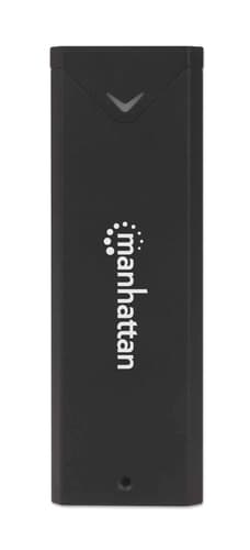 Manhattan M.2 NVMe SSD Enclosure, USB-C Female Connection, 10 Gbps (USB 3.2 Gen2 aka USB 3.1), UASP-compliant, SuperSpeed+ USB, Aluminum, Black, Three Year Warranty view 8