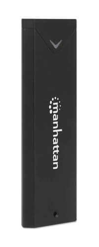 Manhattan M.2 NVMe SSD Enclosure, USB-C Female Connection, 10 Gbps (USB 3.2 Gen2 aka USB 3.1), UASP-compliant, SuperSpeed+ USB, Aluminum, Black, Three Year Warranty view 7