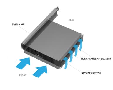 Vertiv SA2-006 network equipment chassis 2U Black view 2
