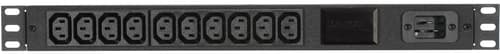 Vertiv GBRELN102-0020/16 power distribution unit (PDU) 10 AC outlet(s) 1U Black