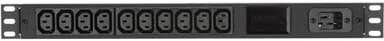 Vertiv GBRELN102-0020/16 power distribution unit (PDU) 10 AC outlet(s) 1U Black view 1
