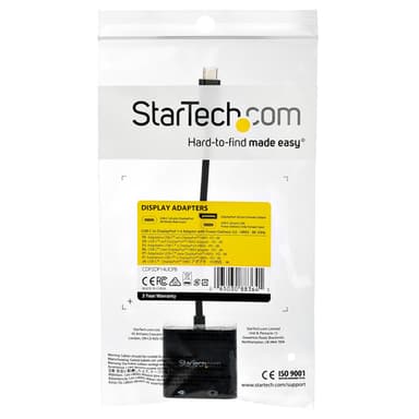 StarTech.com USB C to DisplayPort Adapter with Power Delivery - 8K 60Hz /4K 120Hz USB Type C to DP 1.4 Video Converter w/ 60W PD Pass-Through Charging - HBR3 - Thunderbolt 3 Compatible view 5