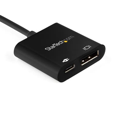 StarTech.com USB C to DisplayPort Adapter with Power Delivery - 8K 60Hz /4K 120Hz USB Type C to DP 1.4 Video Converter w/ 60W PD Pass-Through Charging - HBR3 - Thunderbolt 3 Compatible view 2