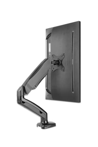 Manhattan Desk Mount for TV & Monitors (Full Motion Spring), For screens 13" to 27", C-Clamp or Grommet Assembly, VESA compatibility: 75x75mm and 100x100mm - check the dimensions of the four mounting holes on back of screen to ensure it fits, Max 9kg, Black,Bracket view 8