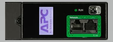 APC Easy Rack PDU, Metered, 1U, 1 Phase, 3.7kW, 230V, 16A, 8 x C13 outlets, IEC60320 C20 inlet view 3
