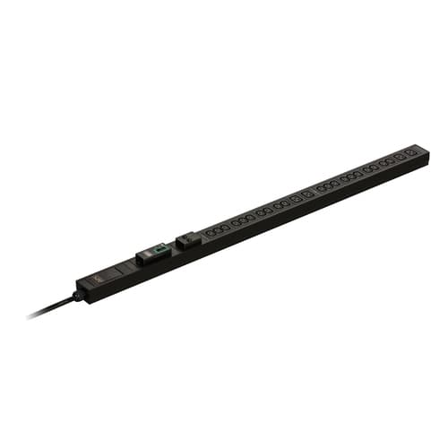 APC Easy Rack PDU, Metered, 0U, 1 Phase, 7.4kW, 230V, 32A, 20 x C13 and 4 x C19 outlets, IEC60309 2P+E inlet