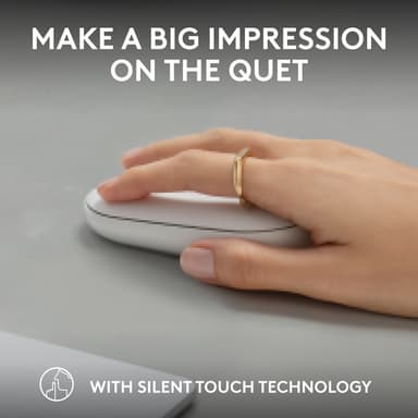 Logitech Pebble 2 M350s mouse Travel Ambidextrous RF Wireless + Bluetooth Optical 4000 DPI view 14