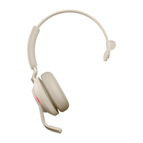 Jabra Evolve2 65 USB-A UC Chrg stand Mono - Beige