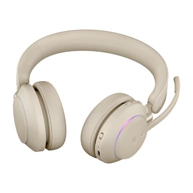 Jabra Evolve2 65 USB-A Beige MS Chrg stand Stereo view 5