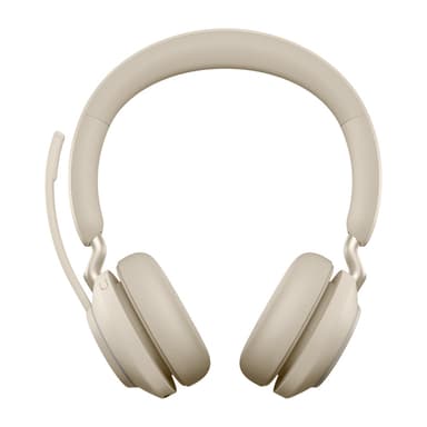 Jabra Evolve2 65 USB-A Beige MS Chrg stand Stereo view 2