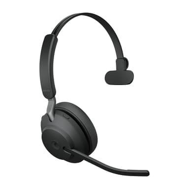 Jabra Evolve2 65 USB-A Black MS Chrg stand Mono view 3