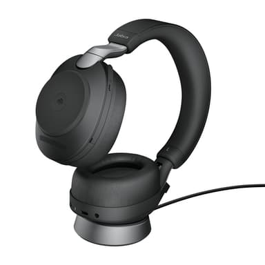 Jabra Evolve2 85 - Link380a MS Stereo Stand, Black view 3