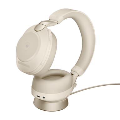 Jabra Evolve2 85 - Link380a MS Stereo Stand, Beige view 2