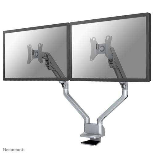 Neomounts FPMA-D750DSILVER Monitor arm 10-32" - gas spring - Topfix