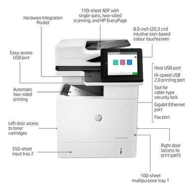 HP LaserJet Enterprise MFP M635h view 15