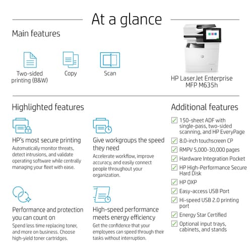 HP LaserJet Enterprise MFP M635h