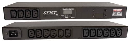 Vertiv Geist Metered power distribution unit (PDU) 16 AC outlet(s) 1U Black