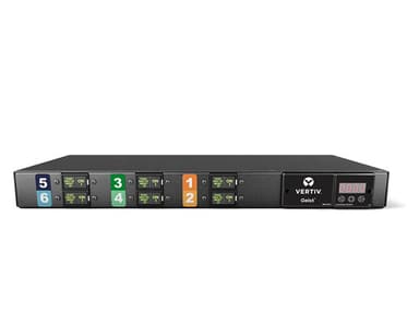 Vertiv Geist Metered power distribution unit (PDU) 16 AC outlet(s) 2U Black view 1