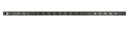Vertiv EGVHVBB202-102UKRPS6-IP44 power distribution unit (PDU) 20 AC outlet(s) Black