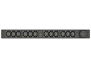 Vertiv Geist Basic power distribution unit (PDU) 12 AC outlet(s) 1U Black view 1