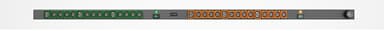 Vertiv GXPB306-103PN6PS6-LP-IP44 power distribution unit (PDU) 30 AC outlet(s) Black view 1