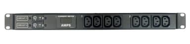 Vertiv EGXPRA126-103C13PS6-IP44 power distribution unit (PDU) 8 AC outlet(s) Black view 1
