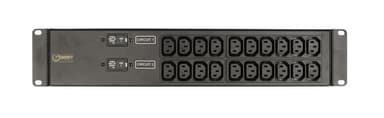Vertiv EG2XPR206-103C13PS6-IP44 power distribution unit (PDU) 20 AC outlet(s) Black view 1