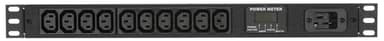Vertiv Geist Metered power distribution unit (PDU) 10 AC outlet(s) 0U/1U Black view 2