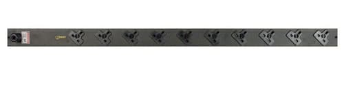 Vertiv EGVHVAB102-102UKRPS6-IP44 power distribution unit (PDU) 10 AC outlet(s) Black