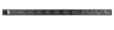 Vertiv EGVHVAB102-102UKRPS6-IP44 power distribution unit (PDU) 10 AC outlet(s) Black view 1