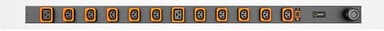 Vertiv GVHVAN122-102P02PS6-IP44 power distribution unit (PDU) 12 AC outlet(s) Black view 1