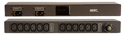 Vertiv Geist Basic power distribution unit (PDU) 12 AC outlet(s) 1U Black