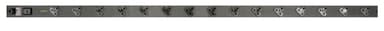 Vertiv EGVHVBB152-102UKRPS6-IP44 power distribution unit (PDU) 15 AC outlet(s) Black view 1