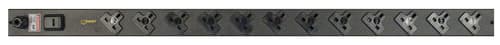 Vertiv EGVHVAB122-102UKRPS6-IP44 power distribution unit (PDU) 12 AC outlet(s) Black