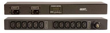 Vertiv Geist Metered power distribution unit (PDU) 12 AC outlet(s) 1U Black view 2