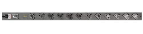 Vertiv EGVHVAAN122-104UKRUK-V power distribution unit (PDU) 12 AC outlet(s) Black