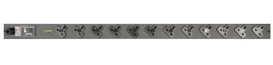 Vertiv EGVHVAAN122-104UKRUK-V power distribution unit (PDU) 12 AC outlet(s) Black view 1