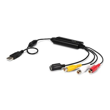 StarTech.com USB Video Capture Adapter Cable - S-Video/Composite to USB 2.0 SD Video Capture Device Cable - TWAIN Support - Analog to Digital Converter for Media Storage - Windows Only view 1