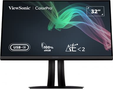 Viewsonic VP56 computer monitor 81.3 cm (32") 3840 x 2160 pixels 4K Ultra HD LED Black view 3