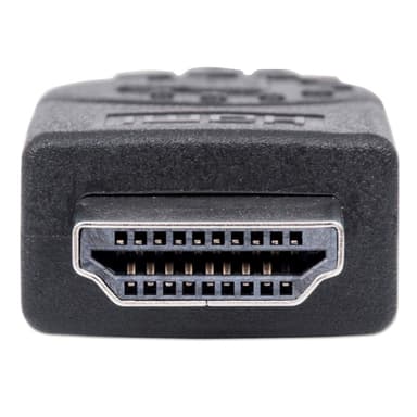 Manhattan HDMI 4K@30Hz Cable with Ethernet, 5m, Suitable for ALL 1080p/HD and majority of 4K uses (check your system 4K specification to be sure), Male to Male, Black, Ultra HD 4k x 2k, Lifetime Warranty, High Speed, Equivalent to HDMIMM15HS (except 40cm longer) view 3
