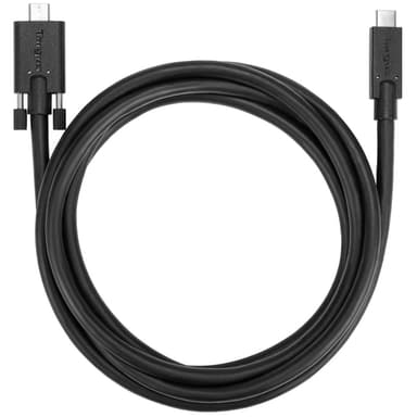 Targus ACC1122GLX USB cable USB 3.2 Gen 1 (3.1 Gen 1) 1.8 m USB C Black view 1