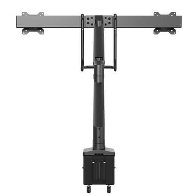 StarTech.com Desk Mount Dual Monitor Arm with USB & Audio - Slim Full Motion Adjustable Dual Monitor VESA Mount for up to 32" (17.6lb/8kg) Displays - Ergonomic Articulating - C-Clamp/Grommet view 2