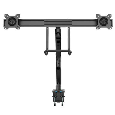 StarTech.com Desk Mount Dual Monitor Arm with USB & Audio - Slim Full Motion Adjustable Dual Monitor VESA Mount for up to 32" (17.6lb/8kg) Displays - Ergonomic Articulating - C-Clamp/Grommet view 3