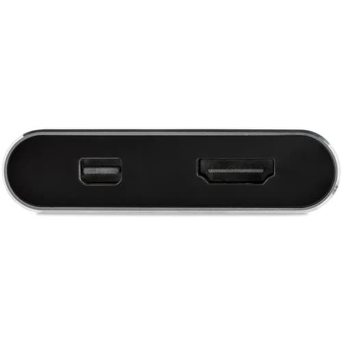 StarTech.com USB C Multiport Video Adapter - 4K 60Hz USB-C to HDMI 2.0 or Mini DisplayPort 1.2 Monitor Adapter - USB Type-C 2-in-1 Display Converter HDMI/MDP HBR2 HDR - TB3 Compatible