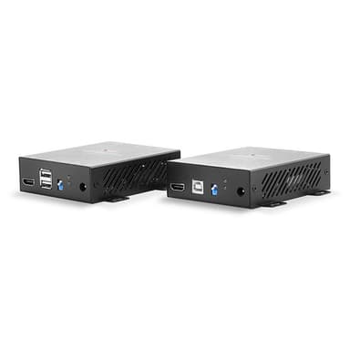 Lindy 300m Fibre Optic HDMI 4K60 and USB KVM Extender view 2