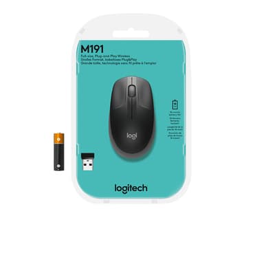 Logitech M190 Full-size wireless mouse view 7